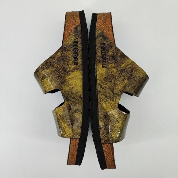 Birkenstock Woman’s Arizona Soft Footbed Milky Way Birko-Flor Sandals Size 7 US - Picture 6 of 8